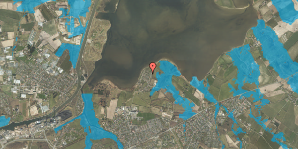 Oversvømmelsesrisiko fra vandløb på Tværvej 17A, 5240 Odense NØ
