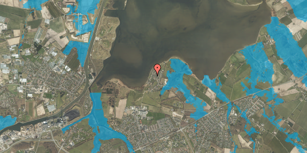 Oversvømmelsesrisiko fra vandløb på Tværvej 37, 5240 Odense NØ
