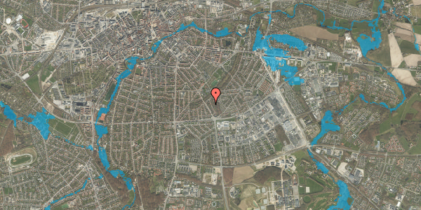 Oversvømmelsesrisiko fra vandløb på Tyge Rothes Vej 9, 5230 Odense M