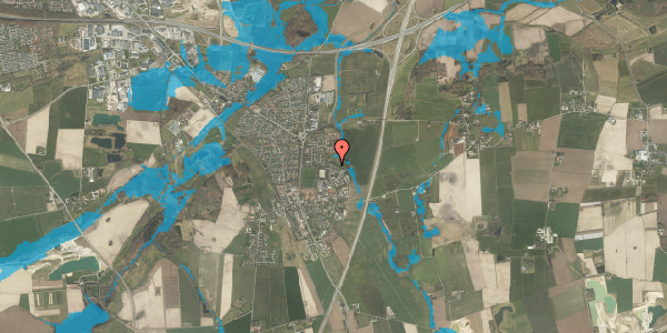 Oversvømmelsesrisiko fra vandløb på Uglehøjen 62, 5260 Odense S