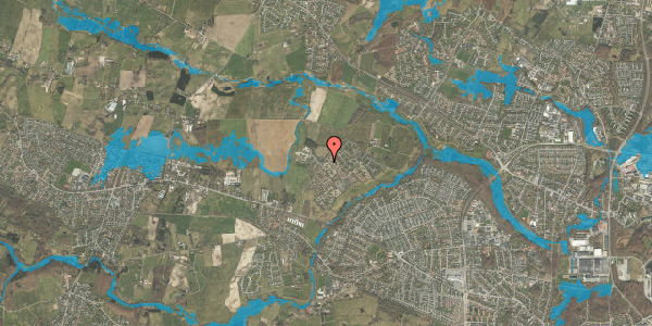 Oversvømmelsesrisiko fra vandløb på Villestoftehegnet 5, 5210 Odense NV