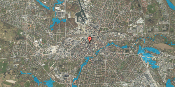 Oversvømmelsesrisiko fra vandløb på Vindegade 35, 2. 2, 5000 Odense C