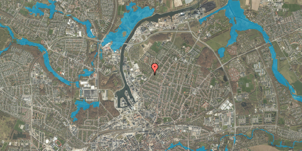 Oversvømmelsesrisiko fra vandløb på Windelsvej 12, 5000 Odense C