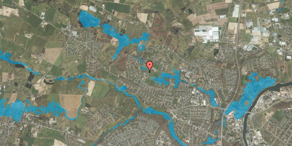 Oversvømmelsesrisiko fra vandløb på Ærtebjerghaven 41F, . 1, 5270 Odense N