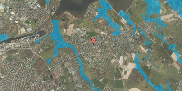 Oversvømmelsesrisiko fra vandløb på Øderløkken 10, 5240 Odense NØ