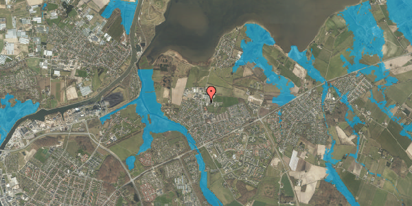 Oversvømmelsesrisiko fra vandløb på Østbirkvej 5, 5240 Odense NØ