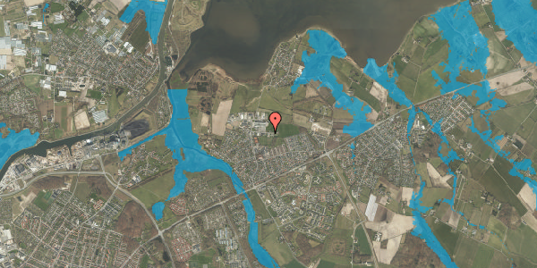 Oversvømmelsesrisiko fra vandløb på Østbirkvej 17, 5240 Odense NØ