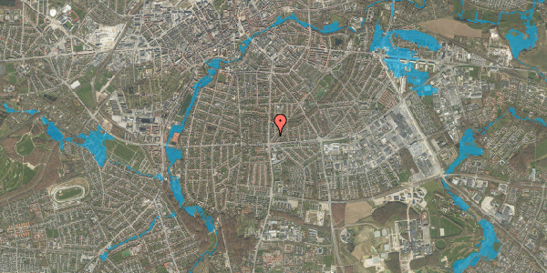 Oversvømmelsesrisiko fra vandløb på Østerbæksvej 8, st. tv, 5230 Odense M