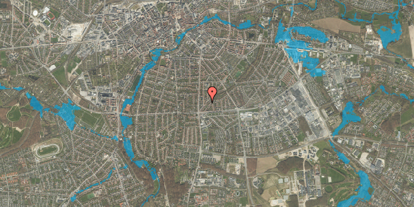 Oversvømmelsesrisiko fra vandløb på Østerbæksvej 21, 2. tv, 5230 Odense M