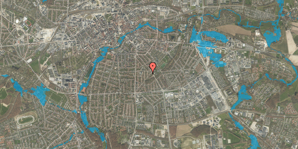 Oversvømmelsesrisiko fra vandløb på Østerbæksvej 66, 5230 Odense M