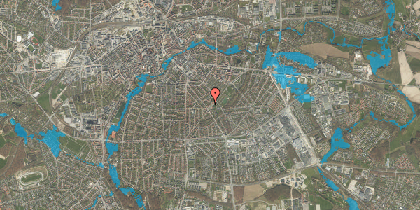 Oversvømmelsesrisiko fra vandløb på Østerbæksvej 78E, 1. 1, 5230 Odense M