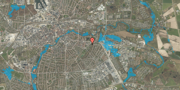 Oversvømmelsesrisiko fra vandløb på Østerbæksvej 177, 5000 Odense C