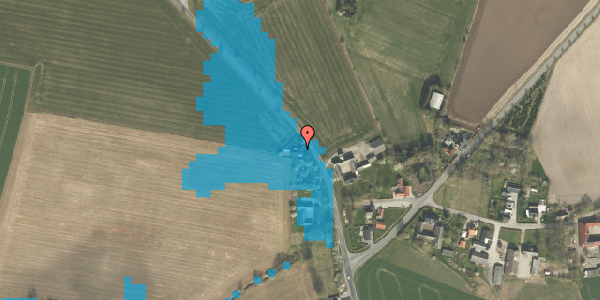 Oversvømmelsesrisiko fra vandløb på Bladstrupvej 344, 5450 Otterup