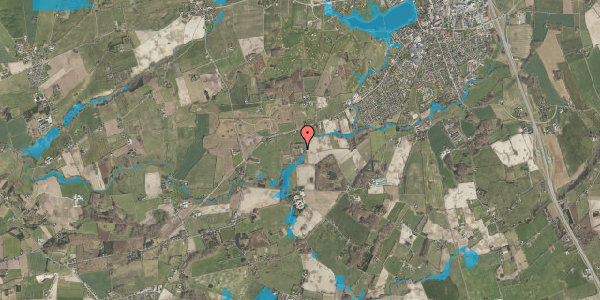 Oversvømmelsesrisiko fra vandløb på Assensvej 76B, 5750 Ringe