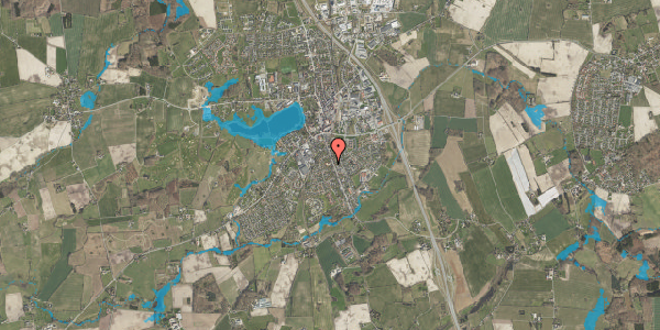 Oversvømmelsesrisiko fra vandløb på Svendborgvej 27A, 5750 Ringe