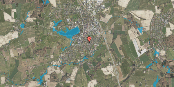 Oversvømmelsesrisiko fra vandløb på Svendborgvej 33, 5750 Ringe