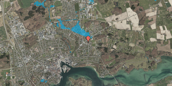 Oversvømmelsesrisiko fra vandløb på Agertoften 1, 5700 Svendborg