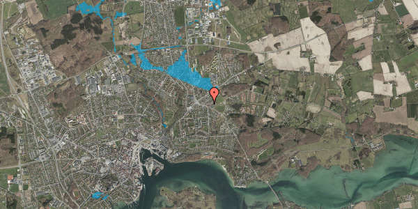 Oversvømmelsesrisiko fra vandløb på Agertoften 8, 5700 Svendborg