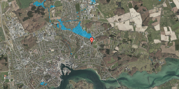 Oversvømmelsesrisiko fra vandløb på Agertoften 20, 5700 Svendborg