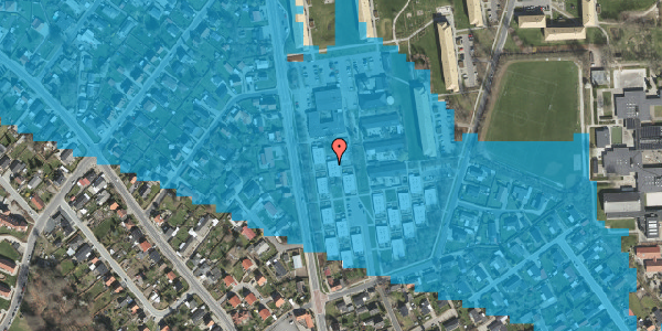 Oversvømmelsesrisiko fra vandløb på Byparken 17B, 5700 Svendborg
