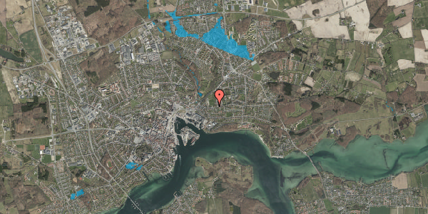 Oversvømmelsesrisiko fra vandløb på Fruerstuevej 31, 5700 Svendborg