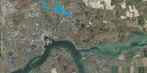 Oversvømmelsesrisiko fra vandløb på Klampenborgvej 32, 5700 Svendborg