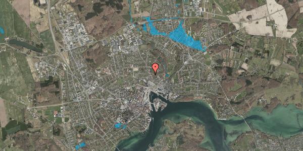 Oversvømmelsesrisiko fra vandløb på Kongebakken 14, 5700 Svendborg