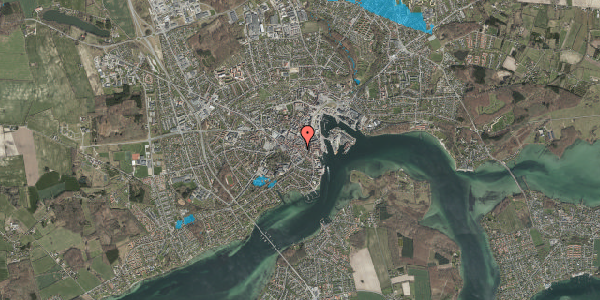Oversvømmelsesrisiko fra vandløb på Korsgade 14C, 5700 Svendborg
