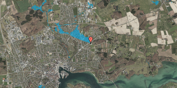 Oversvømmelsesrisiko fra vandløb på Nyborgvej 176, 5700 Svendborg