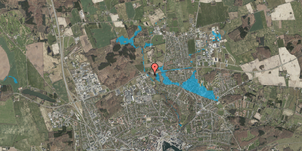 Oversvømmelsesrisiko fra vandløb på Porthusvænget 10, 5700 Svendborg