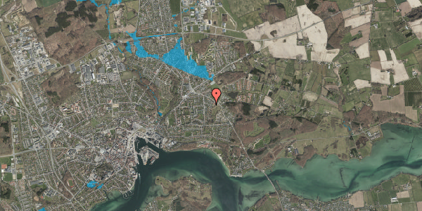 Oversvømmelsesrisiko fra vandløb på Sanddalsvænget 16, 5700 Svendborg