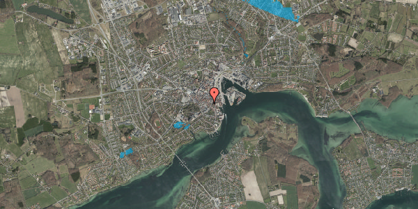 Oversvømmelsesrisiko fra vandløb på Skattergade 5, 1. , 5700 Svendborg