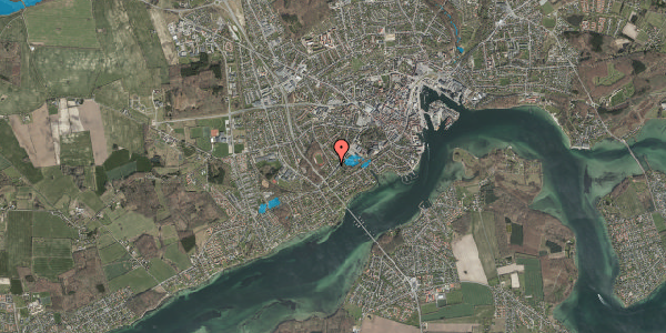 Oversvømmelsesrisiko fra vandløb på Skovvej 55, 5700 Svendborg