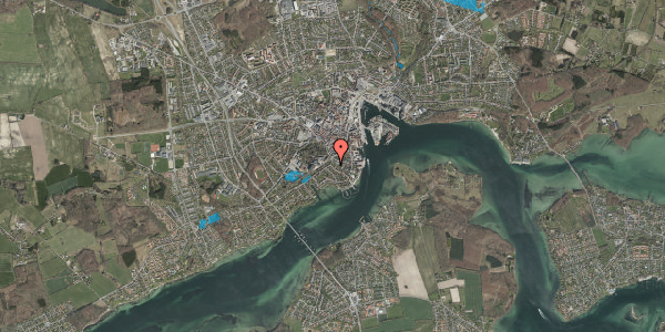Oversvømmelsesrisiko fra vandløb på Willemoesvej 1, 5700 Svendborg