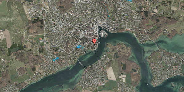 Oversvømmelsesrisiko fra vandløb på Willemoesvej 16, 5700 Svendborg