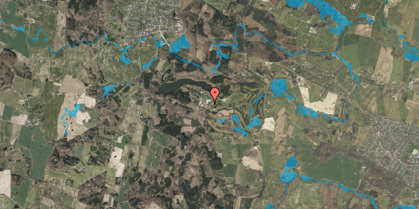 Oversvømmelsesrisiko fra vandløb på Langesøvej 140, 5462 Morud