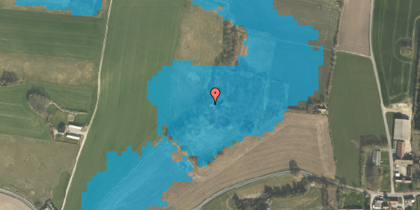Oversvømmelsesrisiko fra vandløb på Ormehøjvej 16, 5485 Skamby