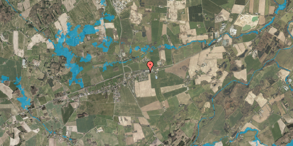 Oversvømmelsesrisiko fra vandløb på Odensevej 43, 5690 Tommerup