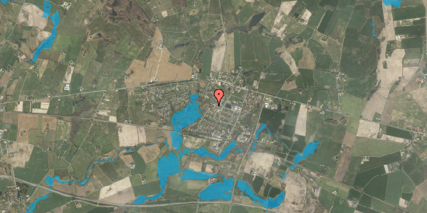 Oversvømmelsesrisiko fra vandløb på Egevangsvej 1, st. 119, 5540 Ullerslev