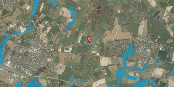 Oversvømmelsesrisiko fra vandløb på Gl. Langeskov 64, 5550 Langeskov