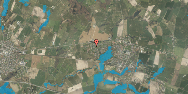 Oversvømmelsesrisiko fra vandløb på Granvej 151, 5540 Ullerslev