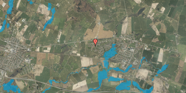 Oversvømmelsesrisiko fra vandløb på Lervadparken 34, 5540 Ullerslev
