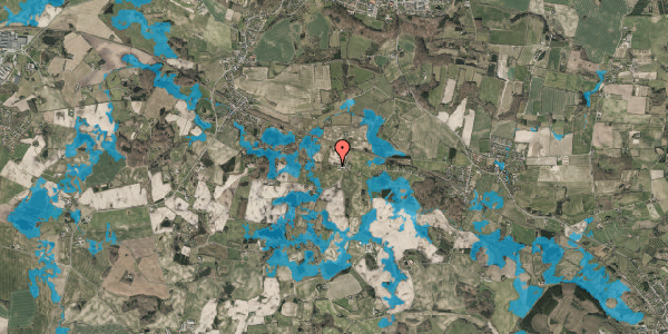 Oversvømmelsesrisiko fra vandløb på Skalbjergvej 47, 5492 Vissenbjerg