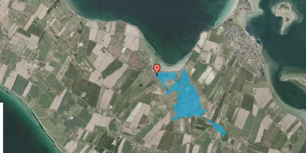 Oversvømmelsesrisiko fra vandløb på Strandhuse 9, 5970 Ærøskøbing