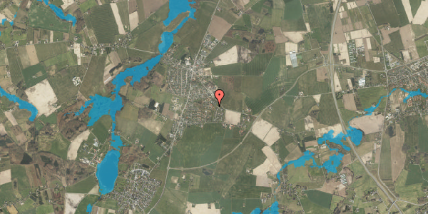 Oversvømmelsesrisiko fra vandløb på Birkelyvej 79, 5792 Årslev