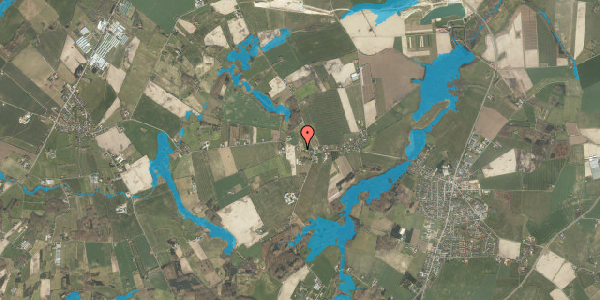 Oversvømmelsesrisiko fra vandløb på Dømmestrupvej 57A, 5792 Årslev