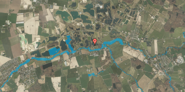 Oversvømmelsesrisiko fra vandløb på Hudevad Byvej 22, 5792 Årslev