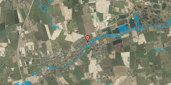 Oversvømmelsesrisiko fra vandløb på Kløvervej 11, 5792 Årslev