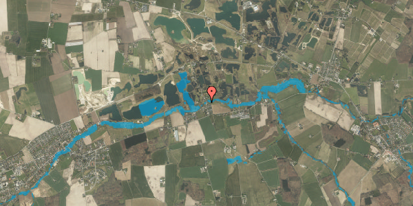 Oversvømmelsesrisiko fra vandløb på Møllevej 7, 5792 Årslev