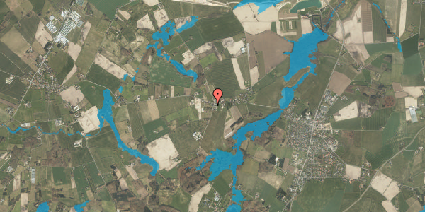 Oversvømmelsesrisiko fra vandløb på Søgårdsvej 4, 5792 Årslev